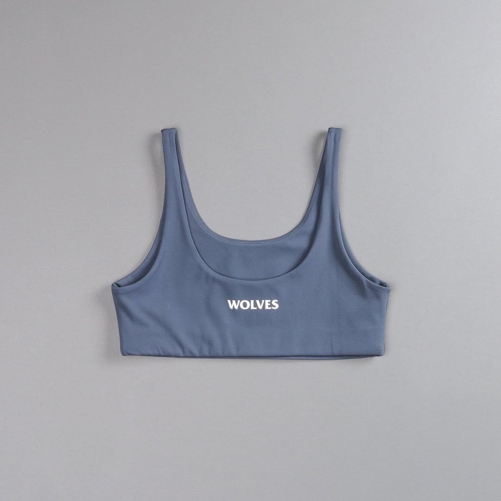 Darc Sport SHE Soto Energy Bra Dark Blue Wolves Graphic Sports Bra Large 45/500 - Picture 4 of 8